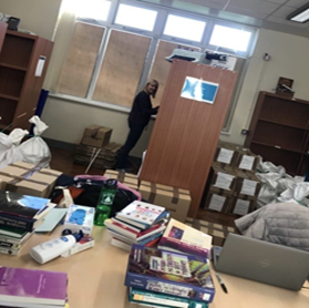 Clearing out library